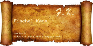 Fischel Kata névjegykártya
